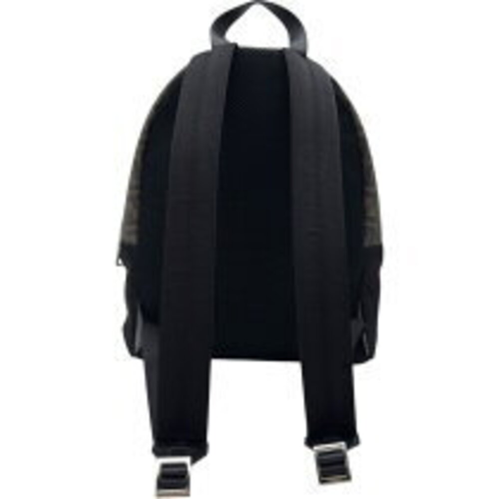 Fendi Brown Logo Backpack Leather Daypack FF